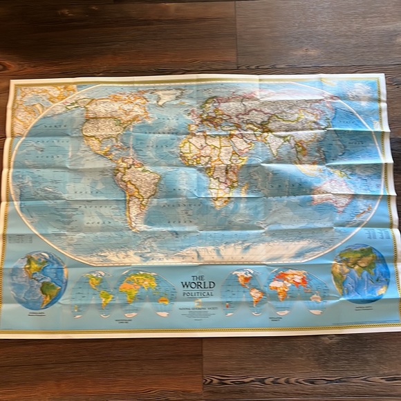 Close-Up USA National Geographic Society 15 Double-Sided Maps & World & USA EXC - Picture 8 of 8